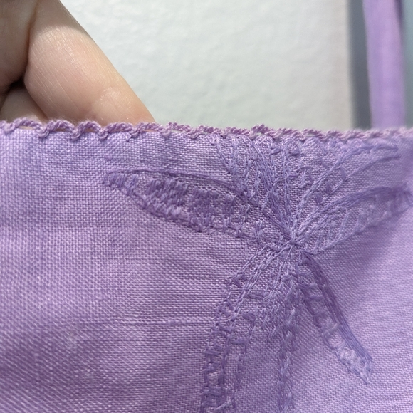 Agua by Agua BenditaCienfuegos La Fania Lila Minidress - Picture 2 of 8